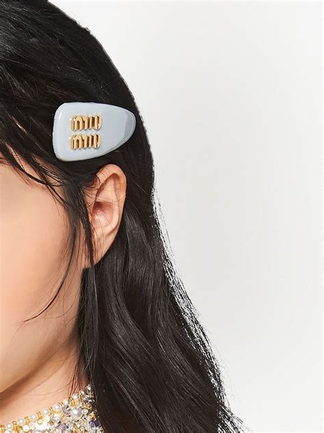 miu miu hair clip dupe|clothing brands like miu miou.